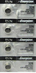 4 Energizer Silver Oxide SR731SW SR731W SR731 1.55V Battery
