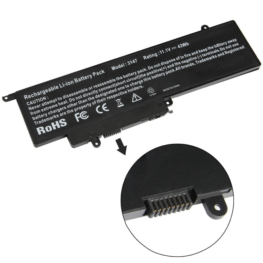 11.1V 43Wh Battery For Dell Inspiron 11 3000 Series 3147 3148 3157 3158 GK5KY