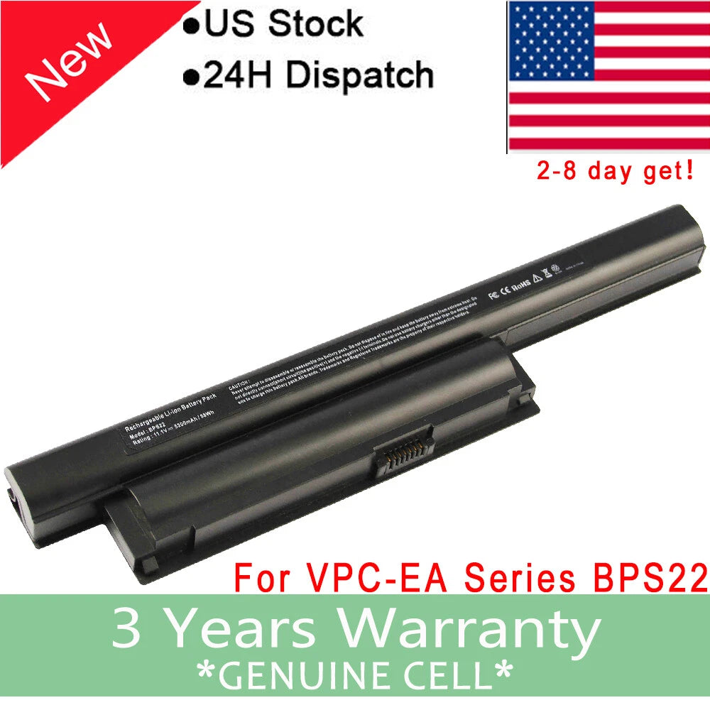New Brand Battery For Sony VGP-BPS22 Laptop Sony VAIO VPC-EB18 VPC-EB21 VPC-EB33