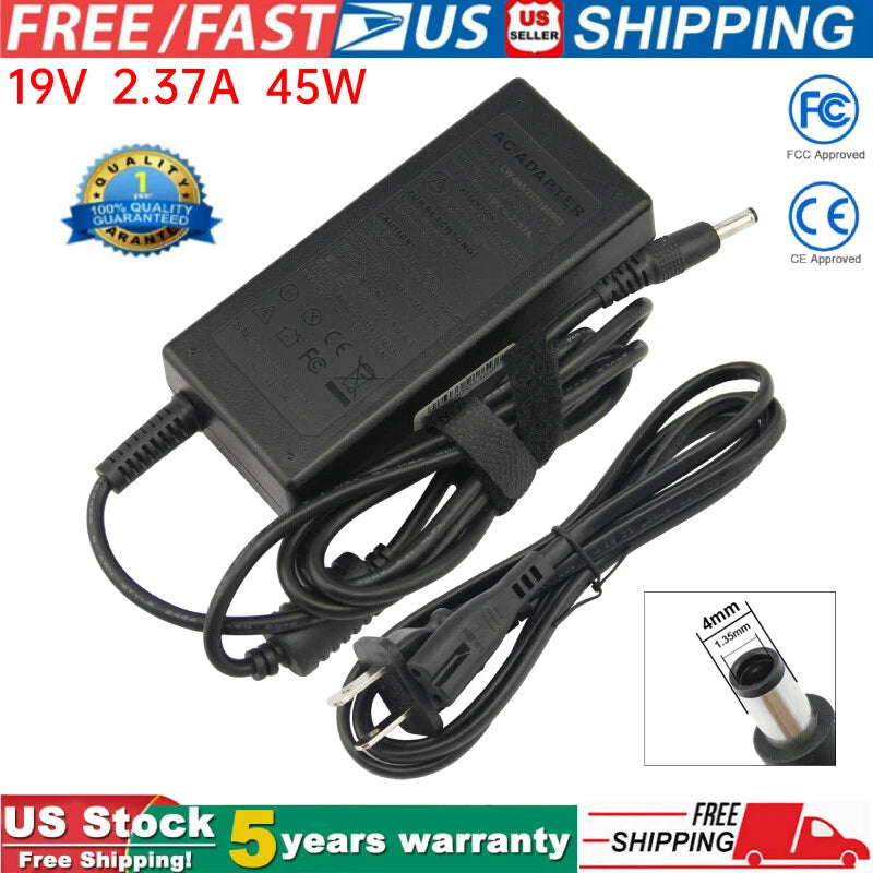 45W 19V 2.37A Notebook Charger Adapter Power Supply For Asus E410M E410MA Laptop