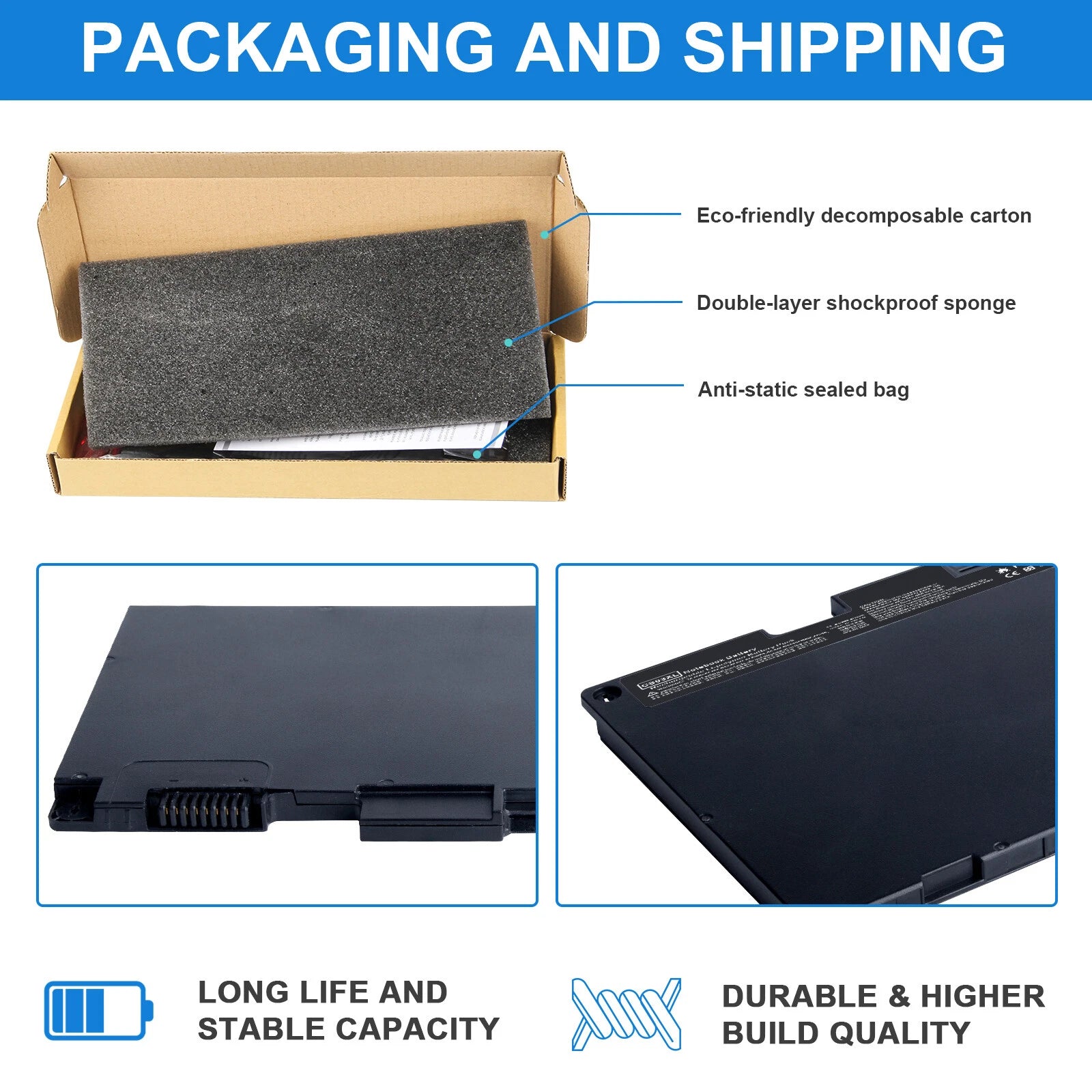 CS03XL Battery For HP EliteBook 755 840 G3 G4 ZBook15u G3 800231-141 800513-001