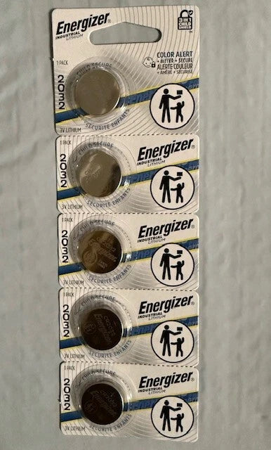 Energizer ECR2032 Genuine Fresh CR2032 2032 Lithium 3 Volts Batteries - 50 count