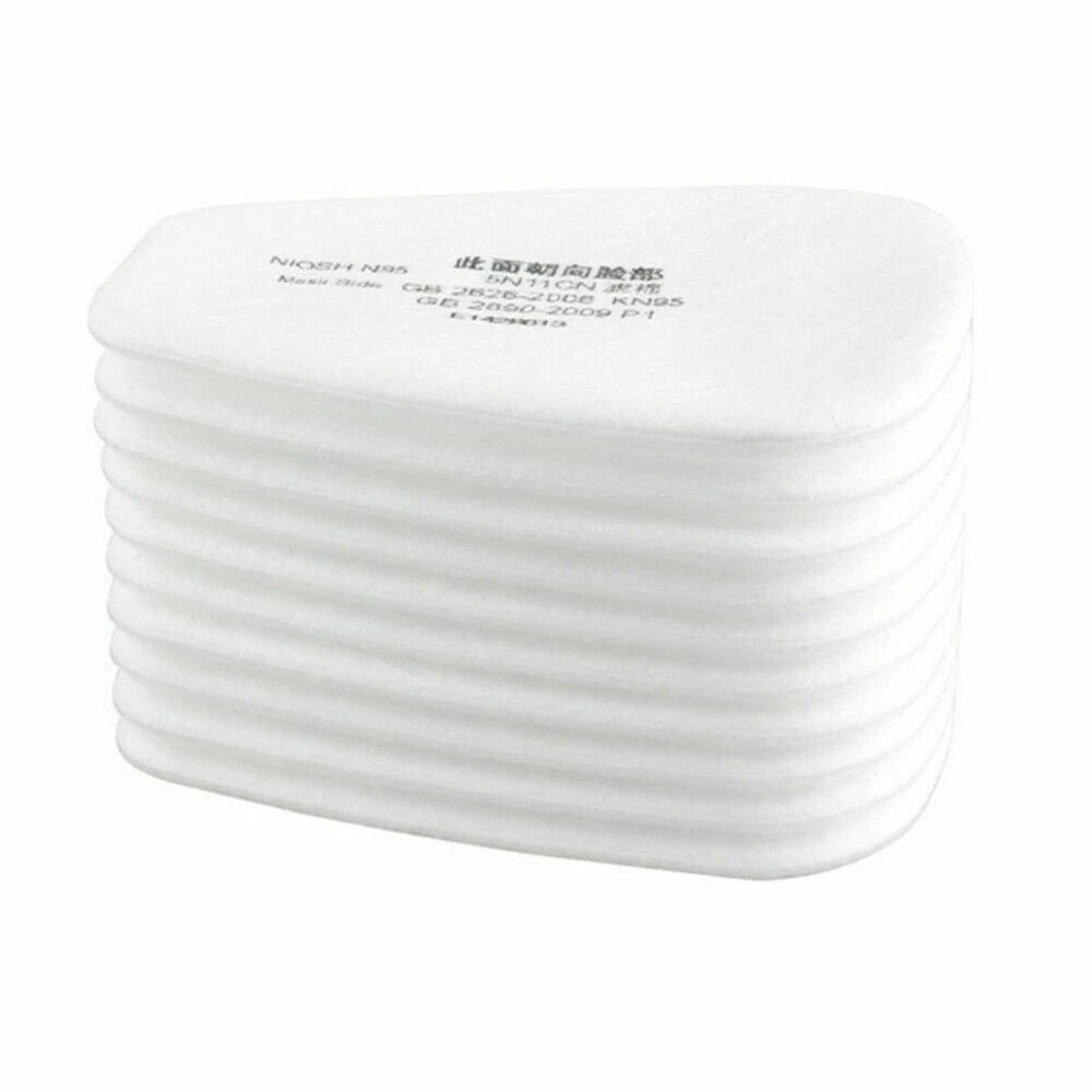 20X5N11 Cotton Filter +2XCover Replacement For 6200 6800 7502 Respirator Filters