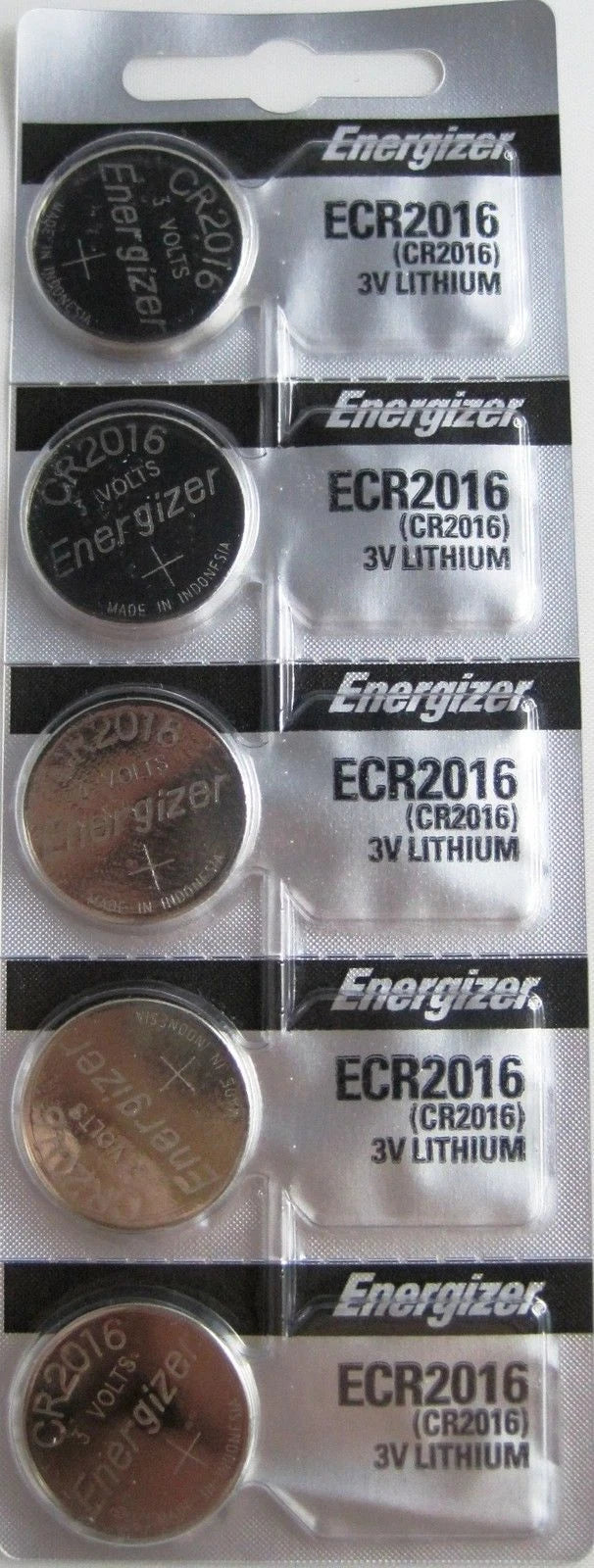 5 NEW ENERGIZER CR2016 CR ECR 2016 3v LITHIUM Batteries Exp 2029