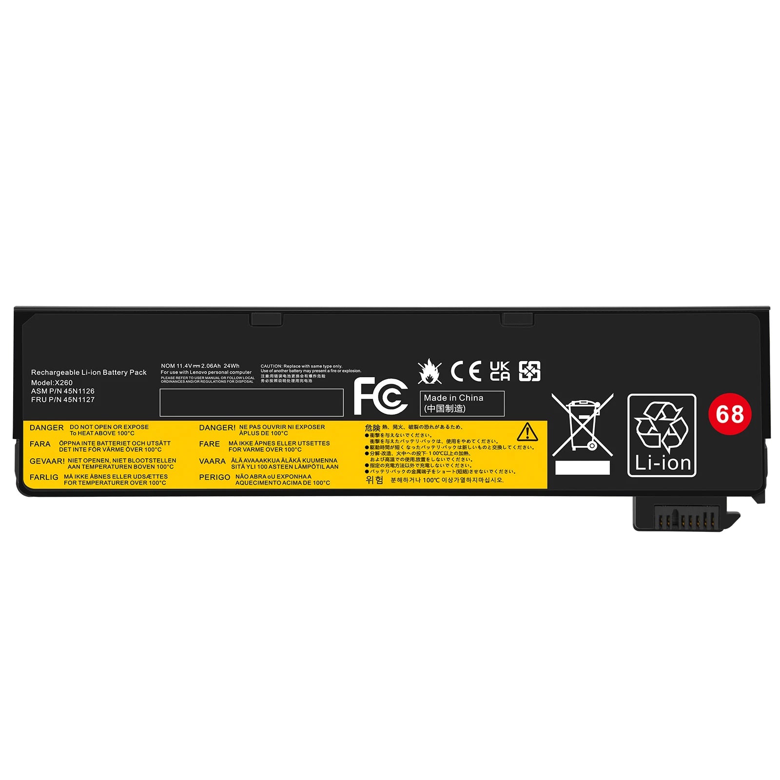 68 45N1775 Battery For Lenovo Thinkpad T440 T450 T460 T460P T470P T550 T560 L450