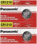 NEW PANASONIC CR1216 2 PACK LITHIUM COIN BATTERIES USA FREE SHIPPING