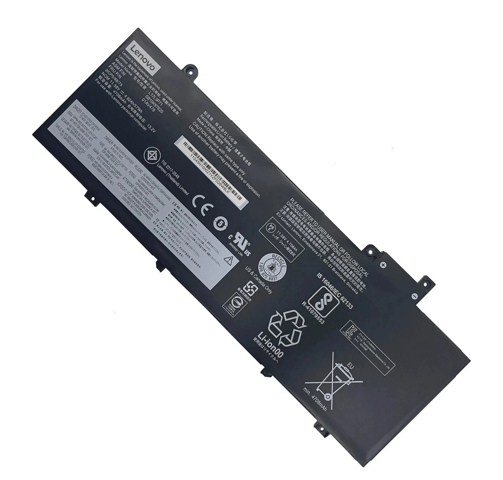 OEM 01AV478 Battery For Lenovo ThinkPad T480s L17L3P71 L17M3P71 01AV479 01AV480