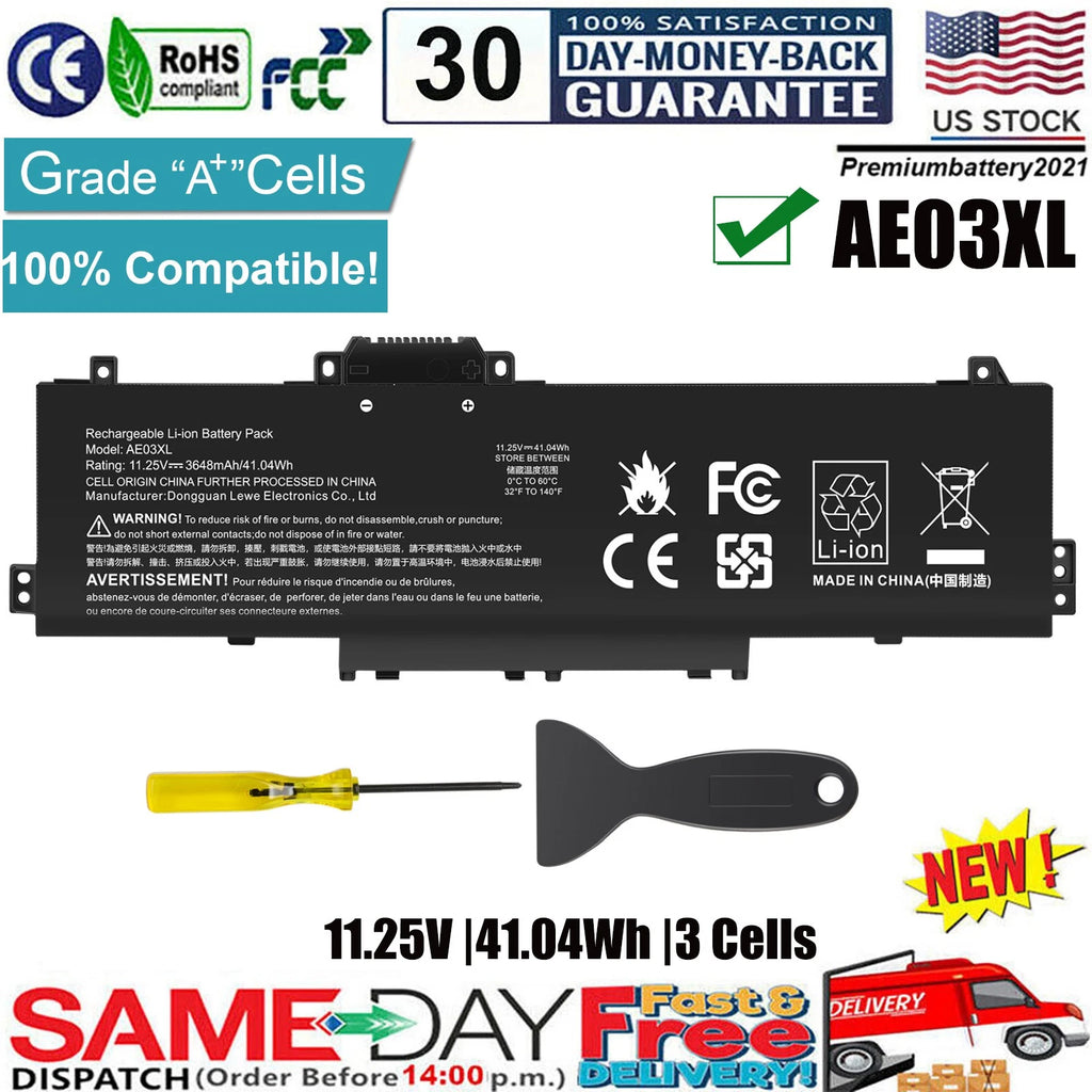 ?AE03XL Battery for HP 240/ 245/ 250/ 255/ 256 G10 15-FC HSTNN-OB3E N21969-005