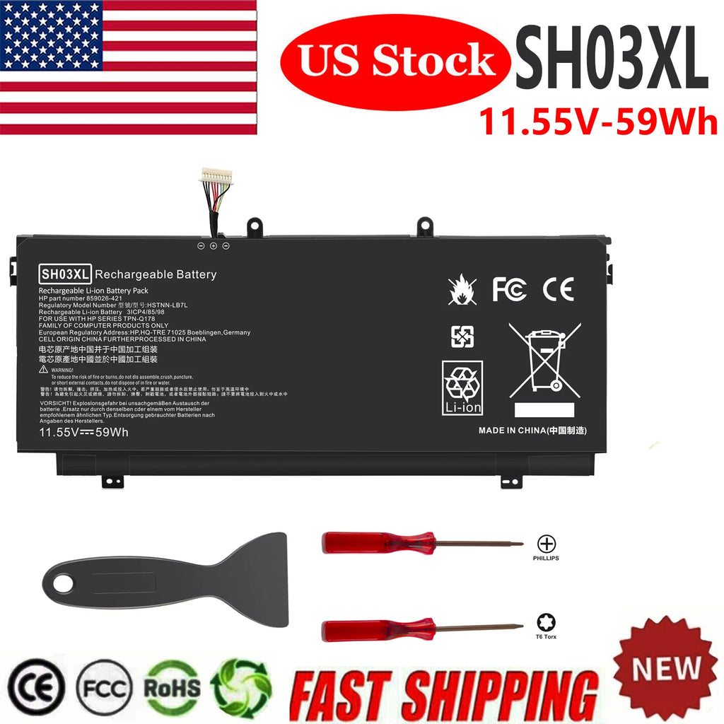 SH03XL 859356-855 Battery for HP Spectre X360 13-AC0XX 13-AC033DX 13-W013DX