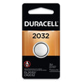 Duracell DL2032BPK Button Cell Lithium Electronics Battery, 2032, 3V, 6/Box