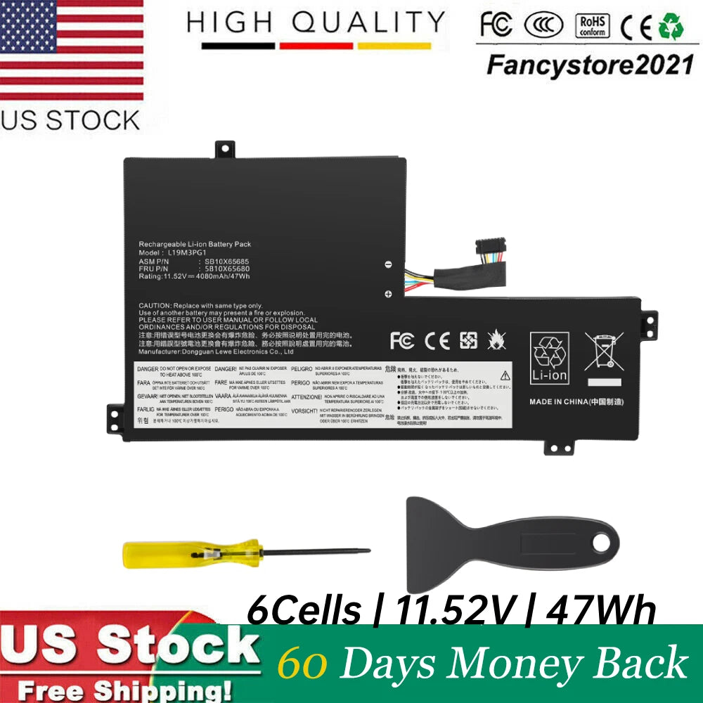 ?L19M3PG1 L19C3PG1 Battery For Lenovo 100e 300e Chromebook 2nd Gen AST 82CE 47Wh