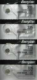 4 Pcs Energizer 335 Button Cell 1.55V Batteries