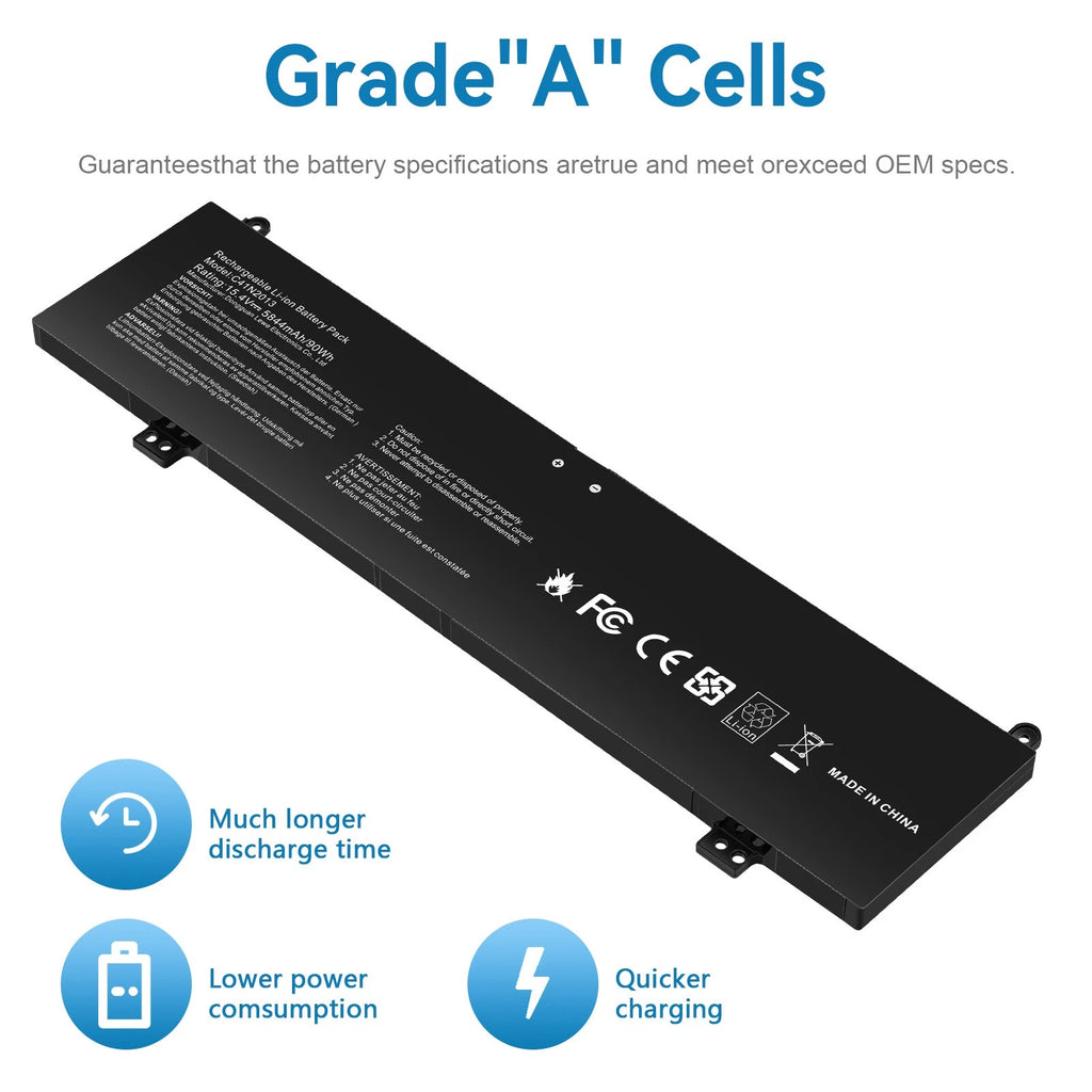 C41N2013 C41N2013-1 Battery For TUF Gaming A15 FA507 A17 FA707 ROG Strix G15 G17