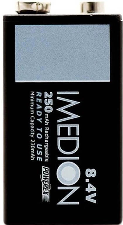 Maha Powerex IMEDION "Ready When You Are" 9 Volt (8.4) Rechargeable Battery