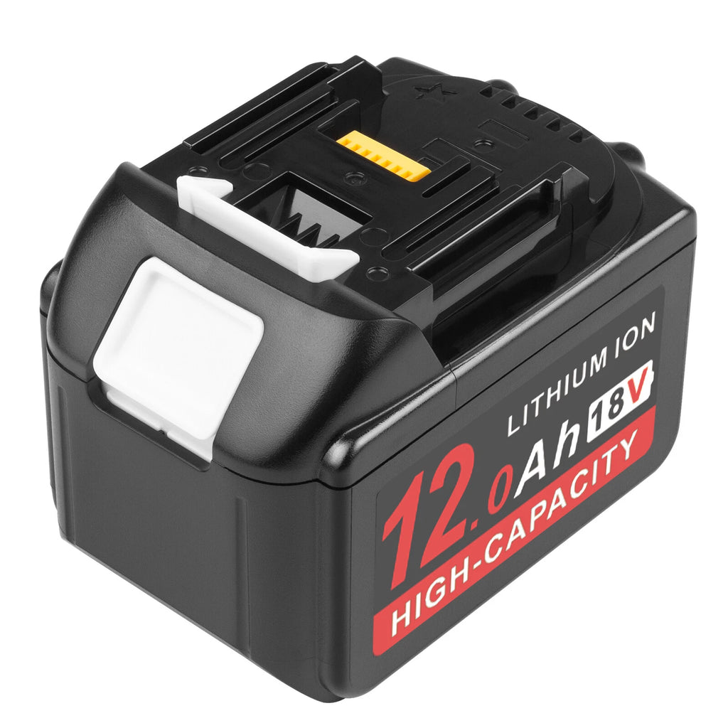 1-2X 12Ah For Makita 18V Battery BL1830 BL1850 BL1860 BL1890 W/LED Charger