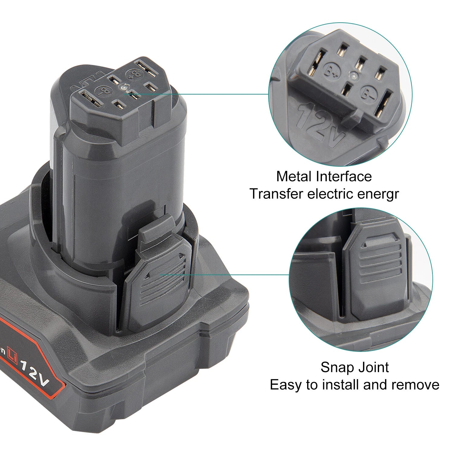 6.0Ah Battery For RIDGID AC82048 R82048 R86048 130446011 12V Li-ion Power Tools