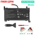 12PIN FM08 Battery For HP 17-an1xx 17T-AN000 HSTNN-LB8B 922753-421 922977-855