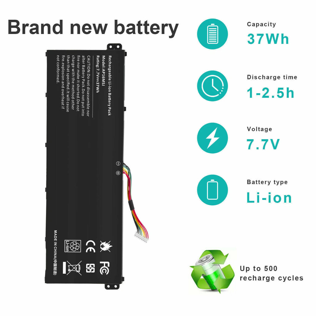 AP16M5J 37Wh Laptop Battery For Acer Aspire 3 A314-31 A315-21 A315-51 ES1-523