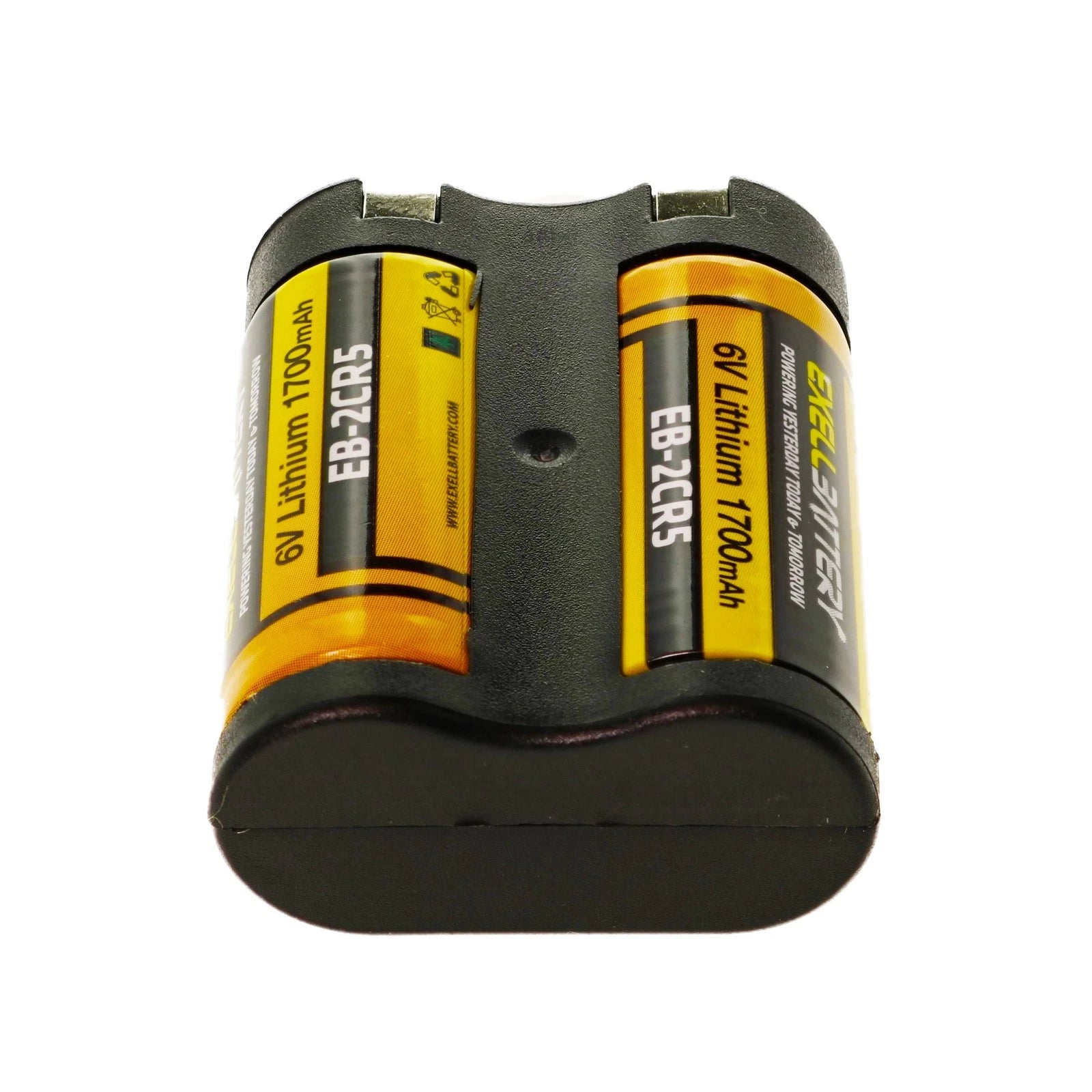 2x 6V 1700mAh 2CR5 Photo Lithium Battery Compatible With 2CR5M 2CR5 DL245 EL2CR5