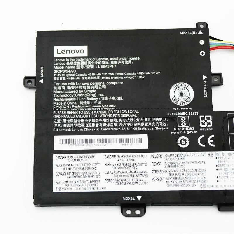 Genuine L18M3PF7 Battery for Lenovo Ideapad S340-15IWL/15API/15IIL Flex 15IWL