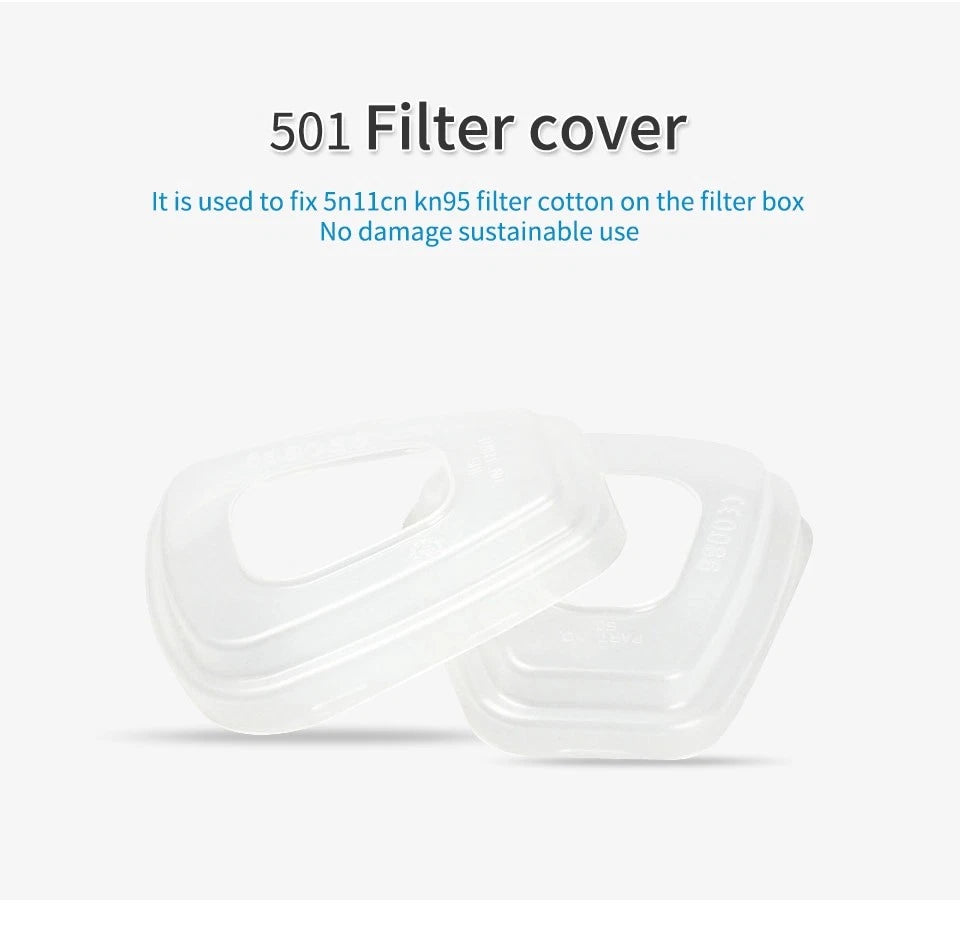 60PCS 5N11 Cotton Filter +2Pcs 501 Retainer Cover For 6001/6200/7502/7000 Series
