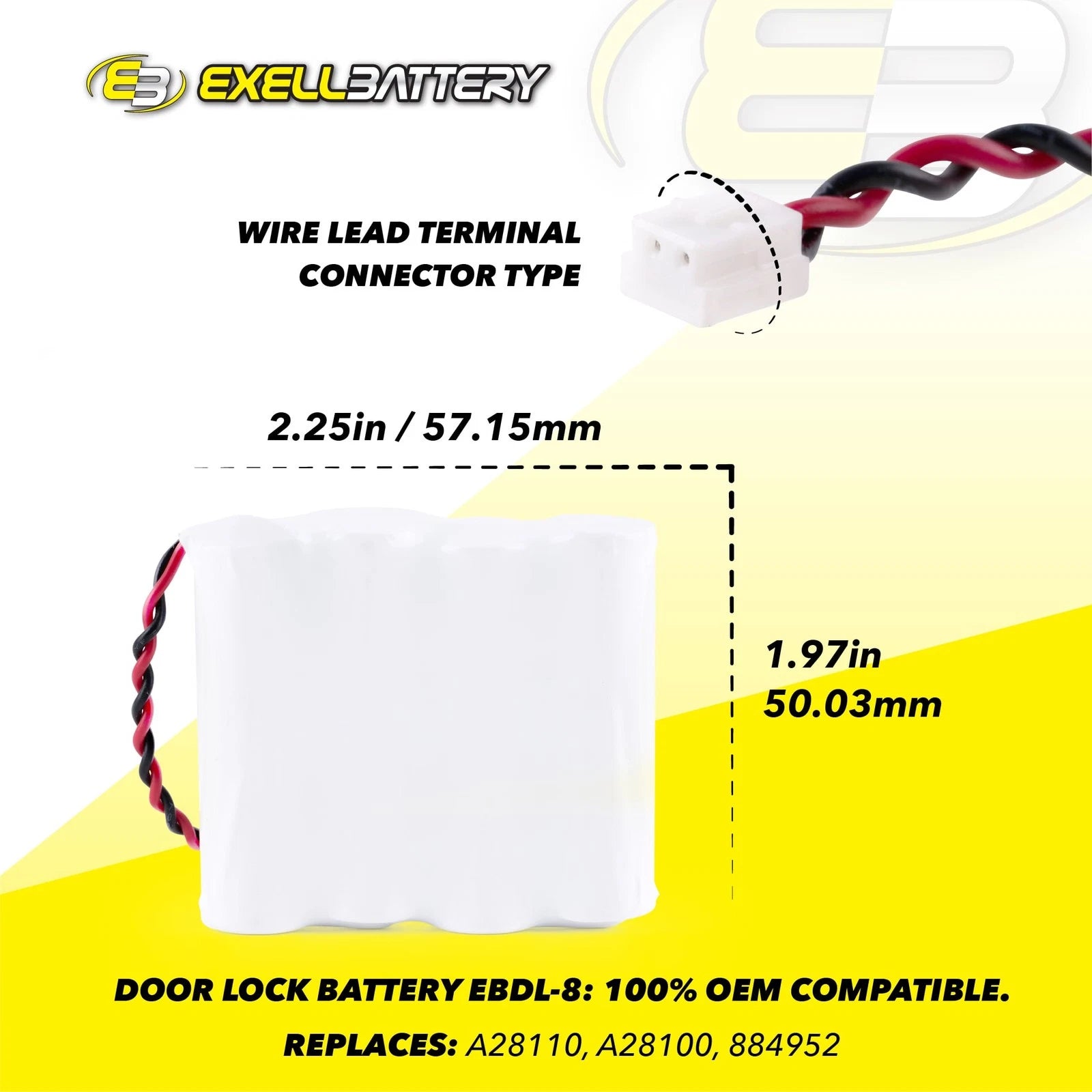 12x Hotel Door Lock 6V Batteries For Saflok A28110 Replaces HTL11