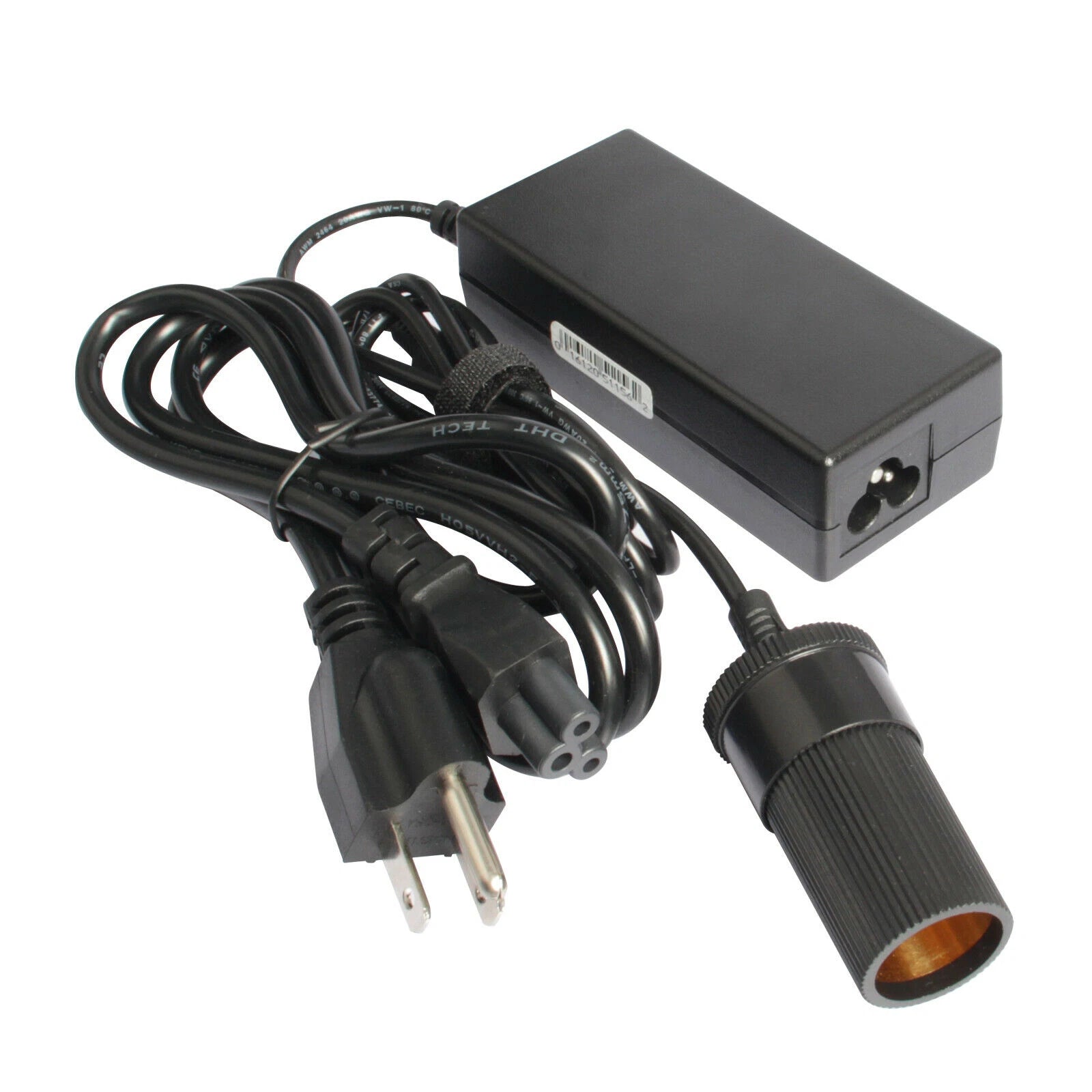 60W AC Wall Plug-In Converter/ Adapter 110V AC to 12V DC Car Cigarette Lighter F