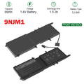 9NJM1 Battery for Dell Alienware 15 R3 R4 17 R4 R5 P31E P31E001 P69F 99Wh NEW