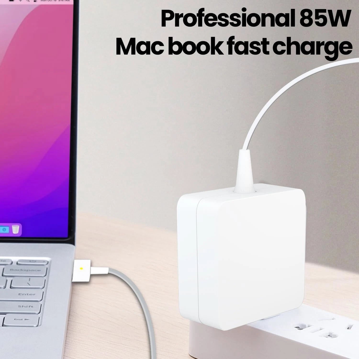 85W Macsafe2 AC Adapter For Apple Macbook Pro Adapter 2012-2015 A1398 Charger