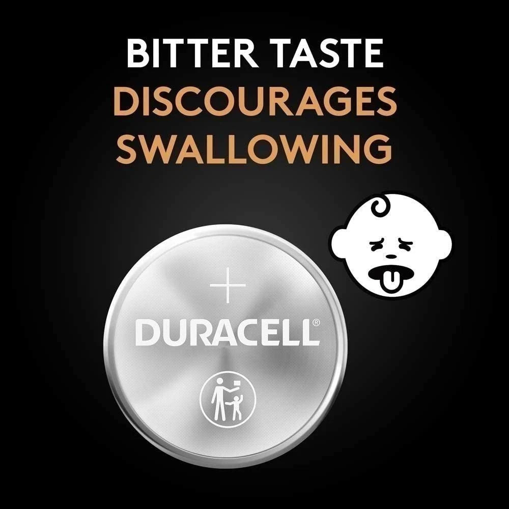 Duracell - 2032 3V Lithium Coin Battery - with Bitter Coating - 24 Count