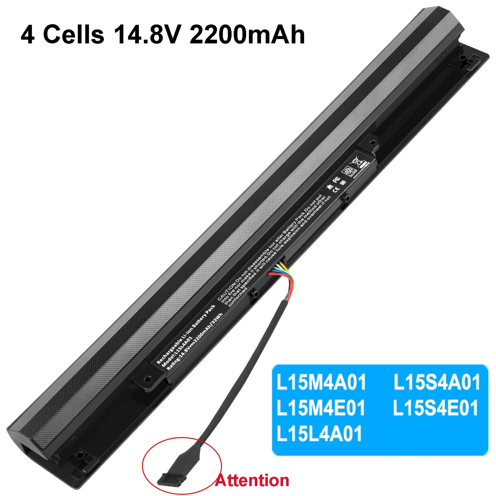 L15L4A01 Laptop Battery For Lenovo Ideapad V4400 110-15ISK L15M4A01 L15S4A01