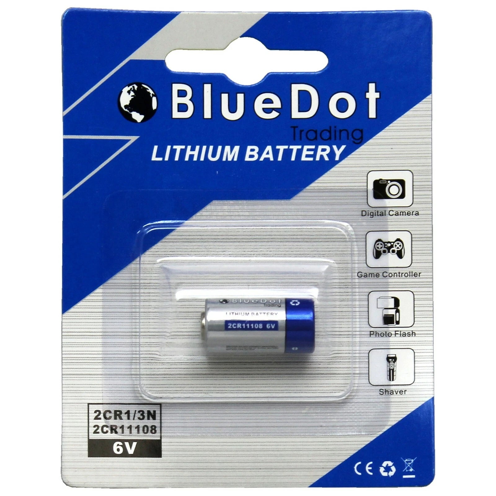 BRAND NEW 1 Pc 2CR1/3N Replaces 28L WC2CR13N 6-Volt Lithium Coin Batteries