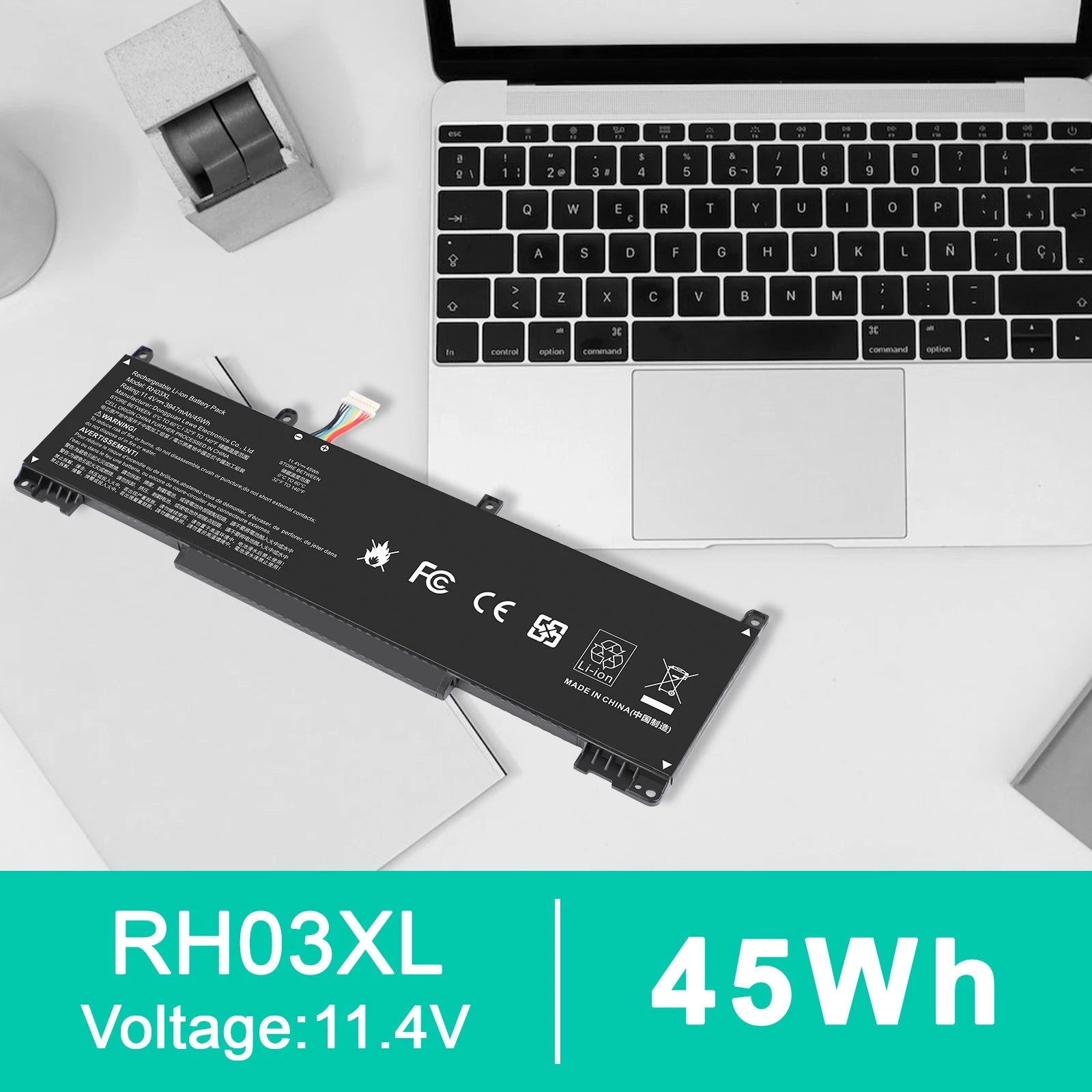 ??RH03XL Battery For HP ProBook 430 440 450 445 G8 630 640 645 650 G9 HSTNN-OB1T