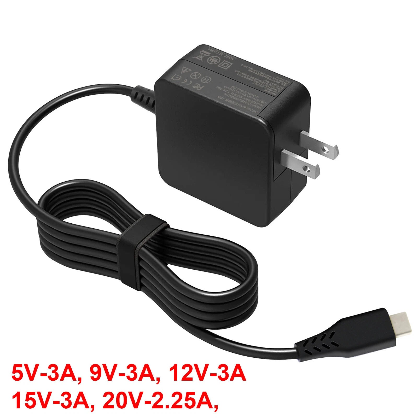 AC Adapter 45W USB-C Charger For Acer Chromebook 315 CB315-3H-C2C3 CB315-3H-C4QE