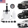 3L Brake Bleeder Kit Manual Fluid Pump with 4 Master Cylinder Adapters 1L Bottle