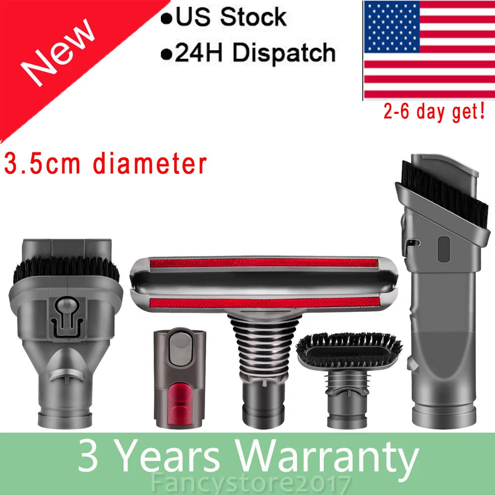For Dyson V6 V7 V8 V10 DC24 DC33 DC35 DC44 DC58 DC59 Tools Attachment Vacuum New