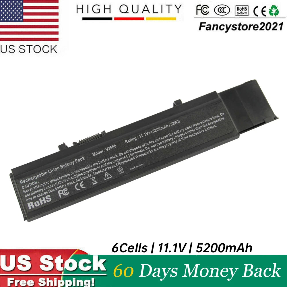 Battery 58WH Replacement for Y5XF9 7FJ92 4JK6R 04D3C for Vostro 3400 3500 3700