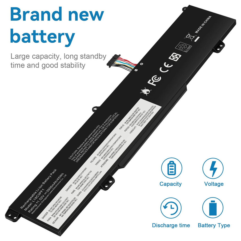 ?L18C3PF1 L18M3PF1 Battery For Lenovo IdeaPad L340-15IRH L340-17IRH Series 45Wh