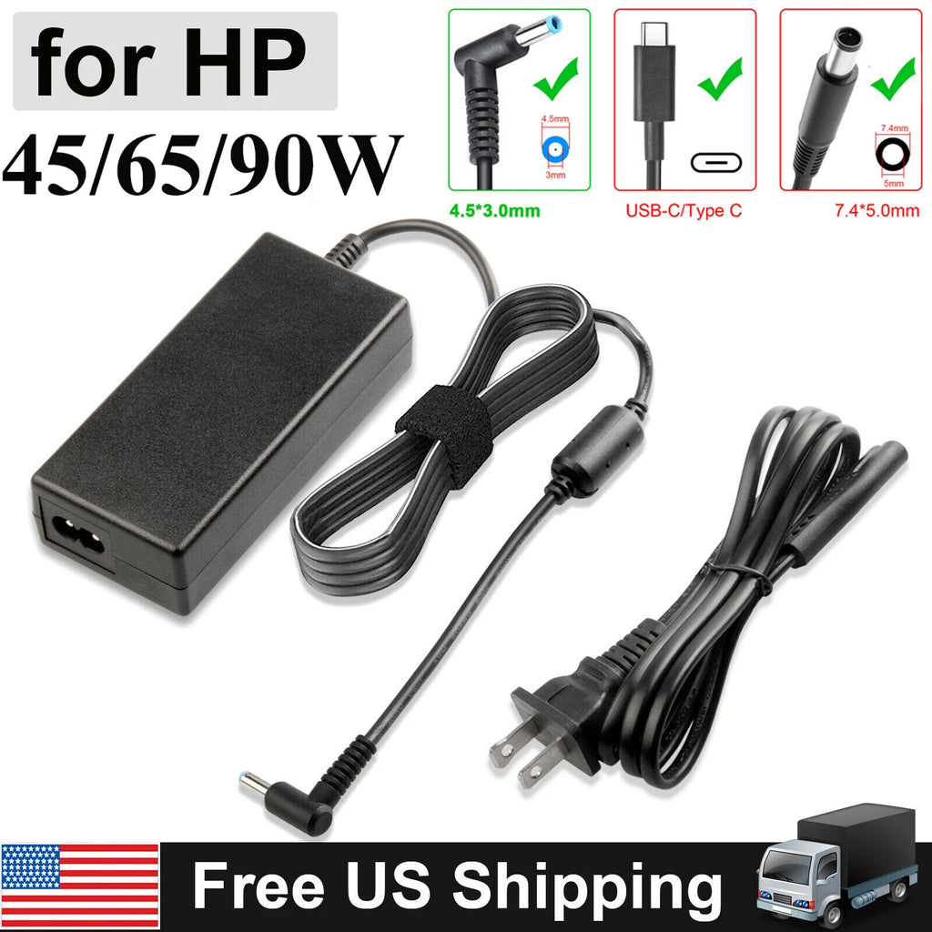 AC Adapter Power Laptop Charger for HP Pavilion ENVY EliteBook Probook Stream