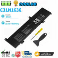 For Asus Vivobook Pro 15 C31n1636 Battery N580VN N580VD N580GD X580VN M580GD