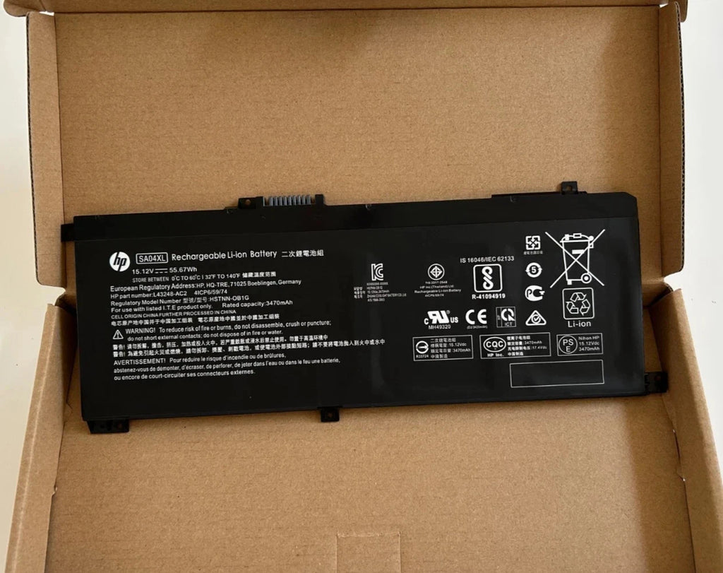 Genuine OEM SA04XL Battery for HP X360 15-DR 15-DR0010TX L43267-005 L43248-AC1