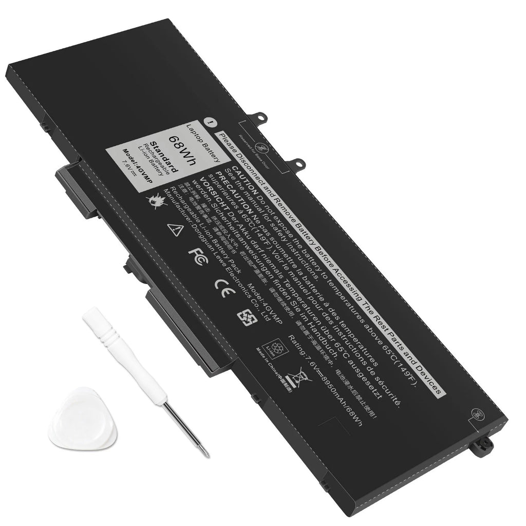 68Wh 4GVMP Battery for Dell Latitude 7590 7591 7791 2-in-1 5400 E5400 5500 E5500