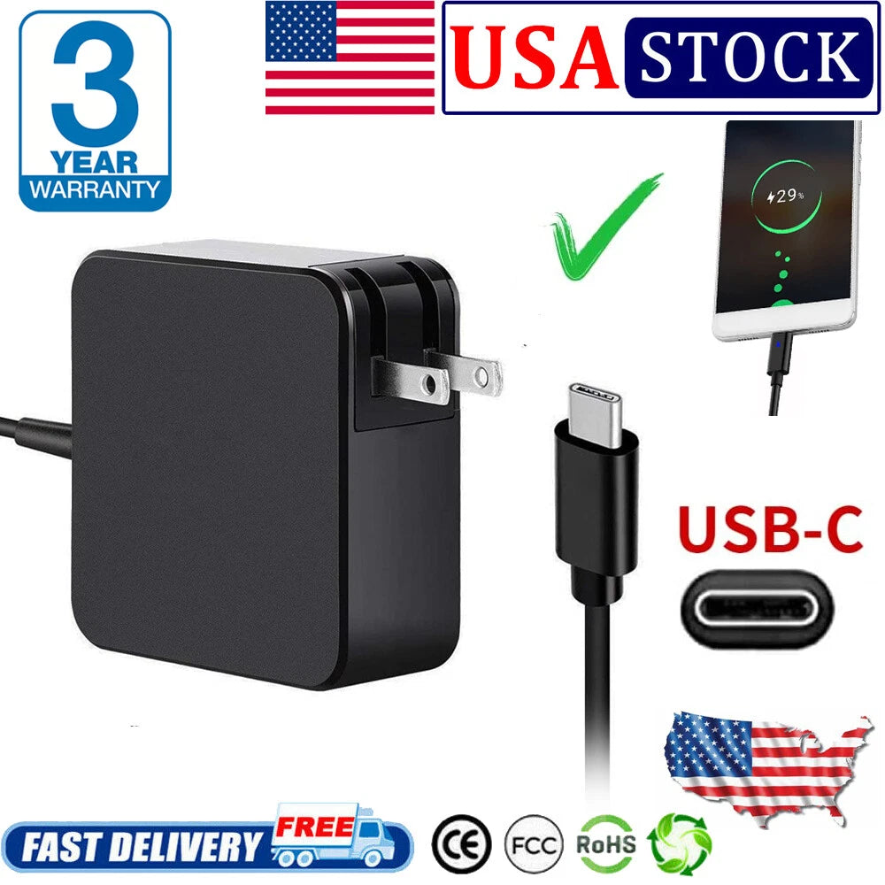 87W USB C Power Adapter Charger For Macbook Pro 15" A1707 A1919 A1990 After 2016