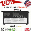01AV493 00UR891 00UR890 Battery for Lenovo ThinkPad T570 T580 P51S P52S 32wh