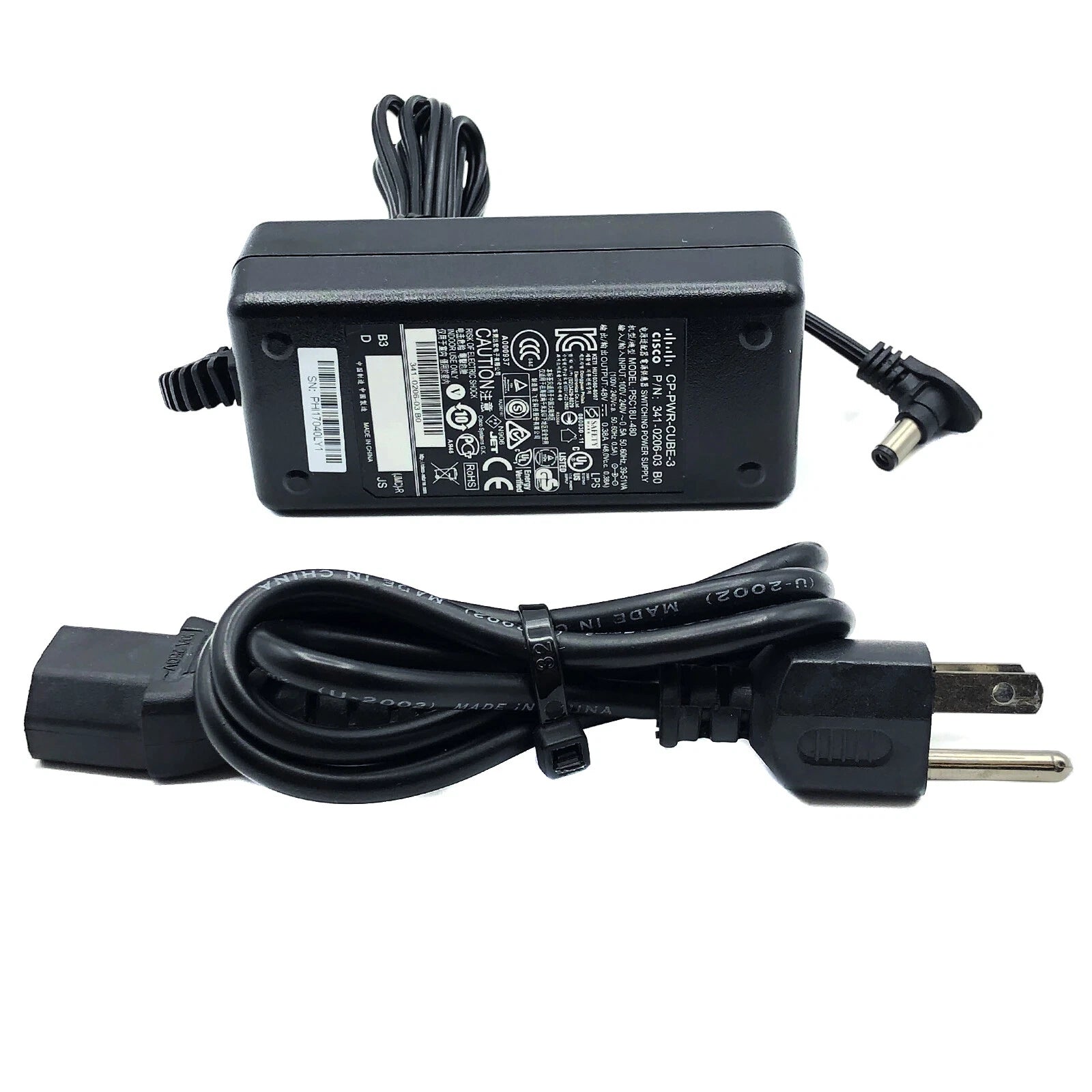 Open Box Genuine 48V AC Adapter For Cisco Aironet Wireless Access Point OEM