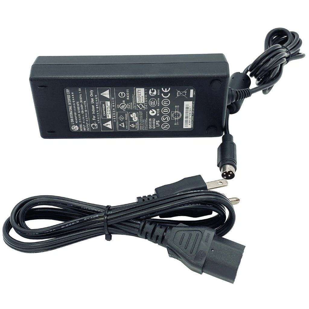 NEW Genuine Li Shin AC Power Adapter 0219B1875 Charger 18V 4.17A 75W 4-Pin Plug