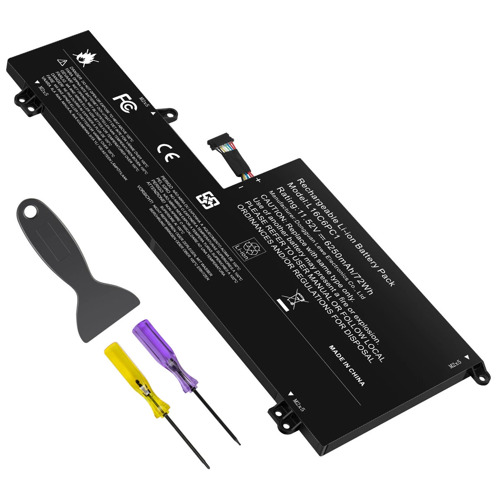 72Wh L16C6PC1 L16L6PC1 L16M6PC1 Battery for Lenovo Yoga 720-15IKB 5B10M53744