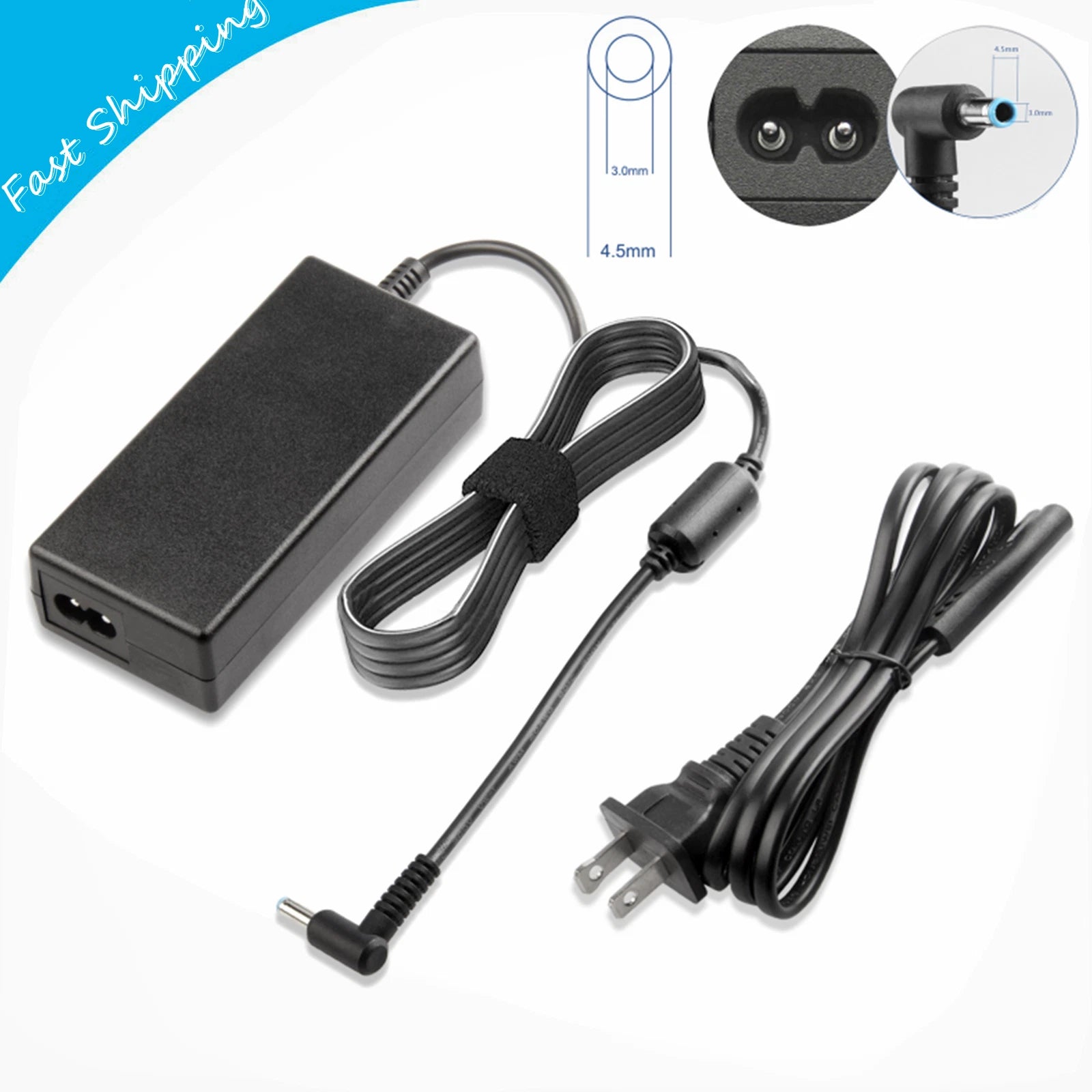 90W AC Adapter Charger For HP Pavilion710412-001 740015-003 Blue Tip 19.5V 4.62A