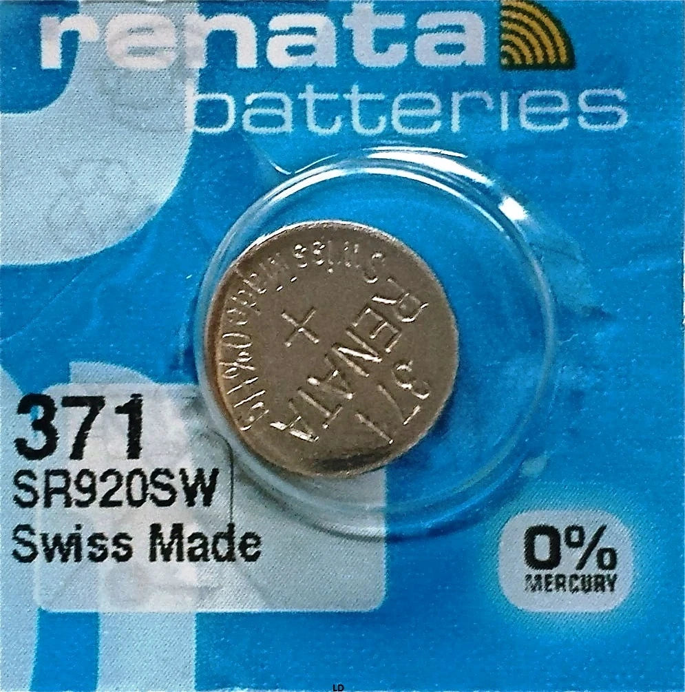 371 RENATA SR920SW D371 (2 Piece) Watch Battery Free Shipping Authorized Seller