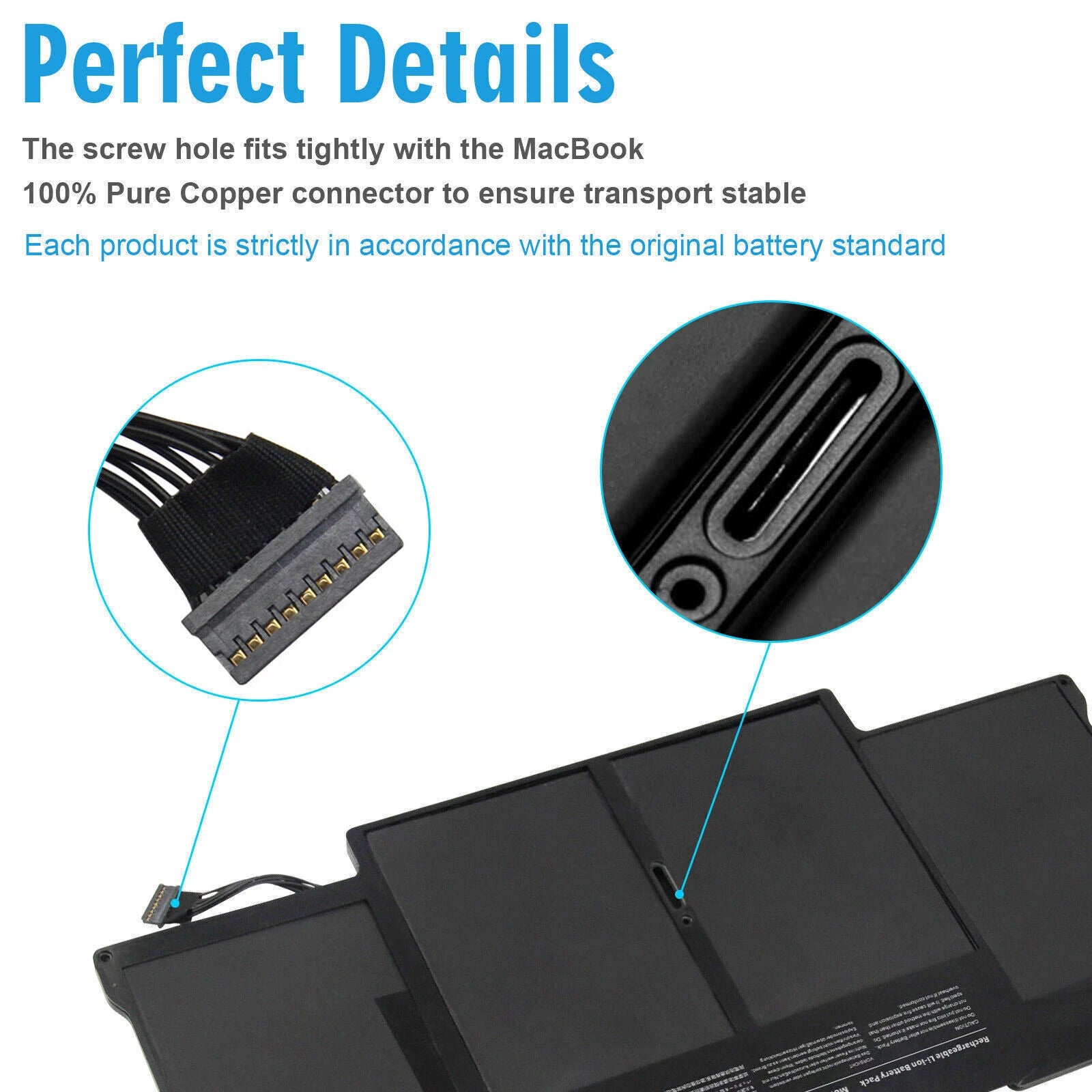 LOT A1405 Battery A1496 for MacBook Air 13'' A1466 Mid 2012 2013,Early 2015 55Wh